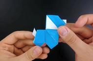 比格猎犬折纸教程：轻松学习如何折出可爱的狗狗！